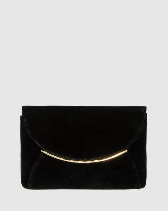 Black Dalila Envelope Clutch