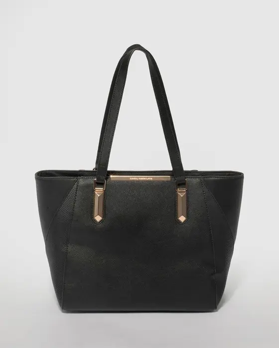 Black And Gold Tote Bag