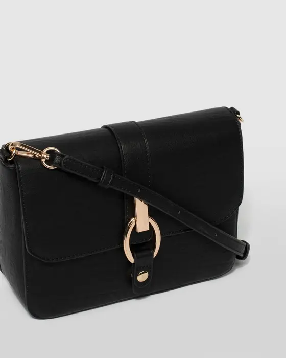 Black Elissa Crossbody Bag — view 3