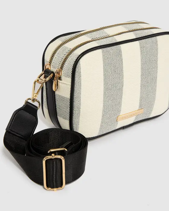 Black Selina Canvas Crossbody — view 3