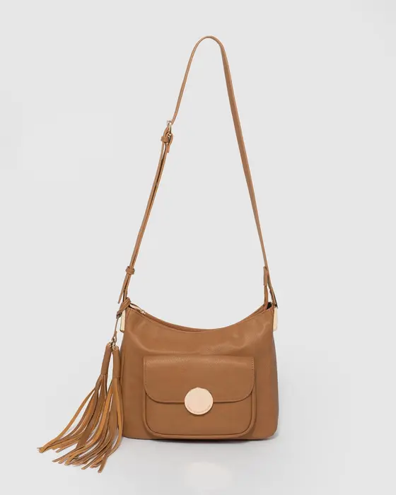 Caramel Hadley Crossbody Bag — view 3