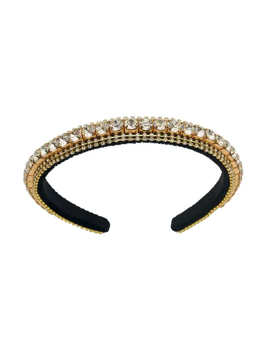 FULL CRYSTAL NARROW HEADBAND — view 3