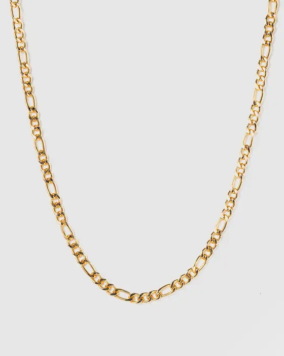 Gold Figaro Chain Necklace