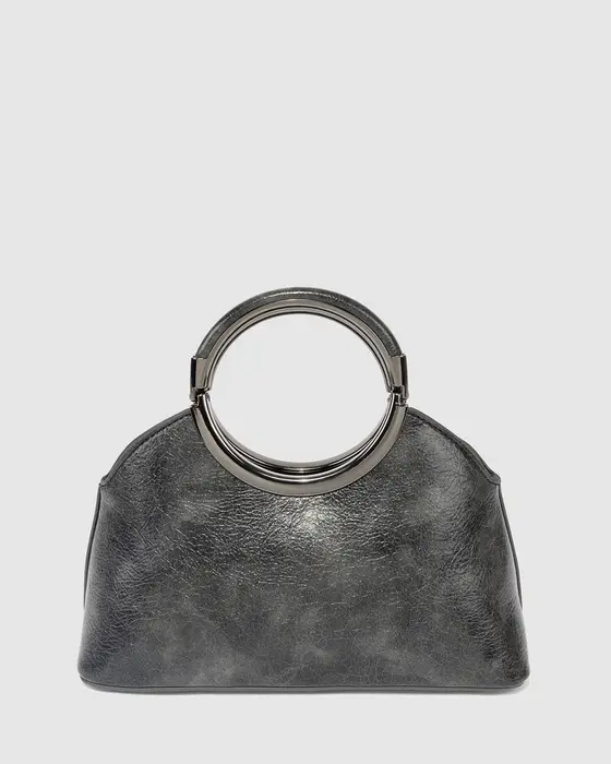 Grey Ruby Soft Top Handle Bag