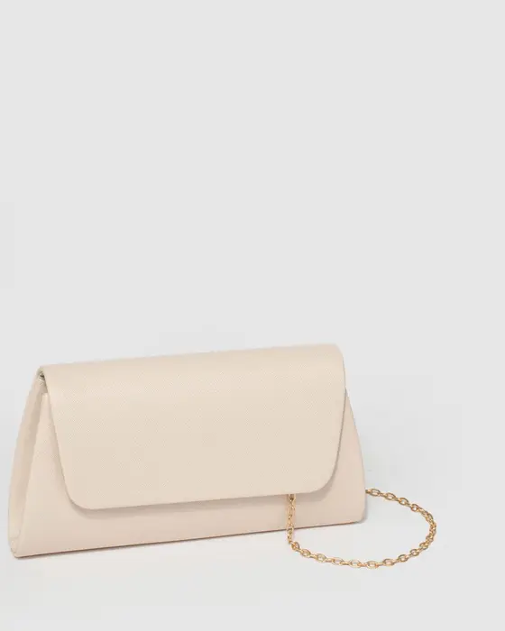 Ivory Leaha Evening Clutch Bag — view 3