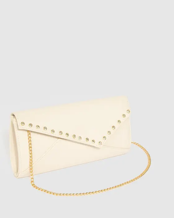 Ivory Maribel Clutch Bag — view 3