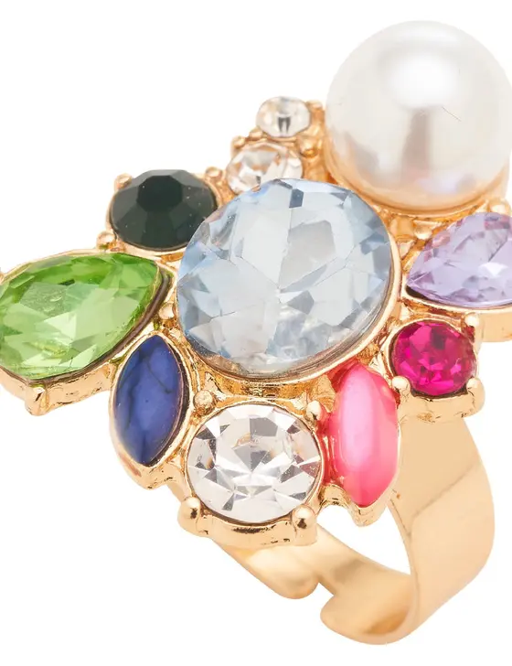 PEARL COLLAGE RING — view 3