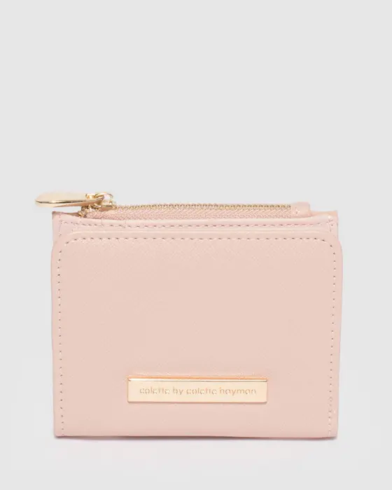 Pink And Gold Han Mini Wallet