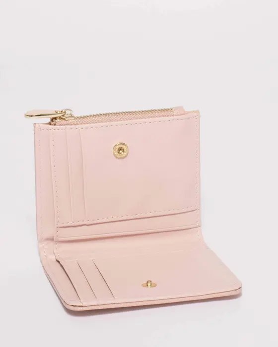 Pink And Gold Han Mini Wallet — view 3