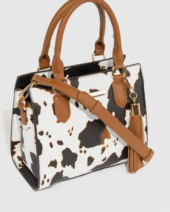 Print Sia Mini Tassel Tote — view 3
