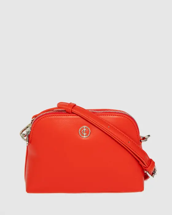 Red Jamari Crossbody Bag