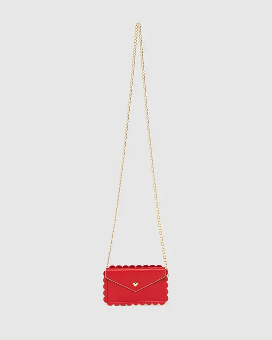 Red Romeo Heart Chain Wallet — view 3