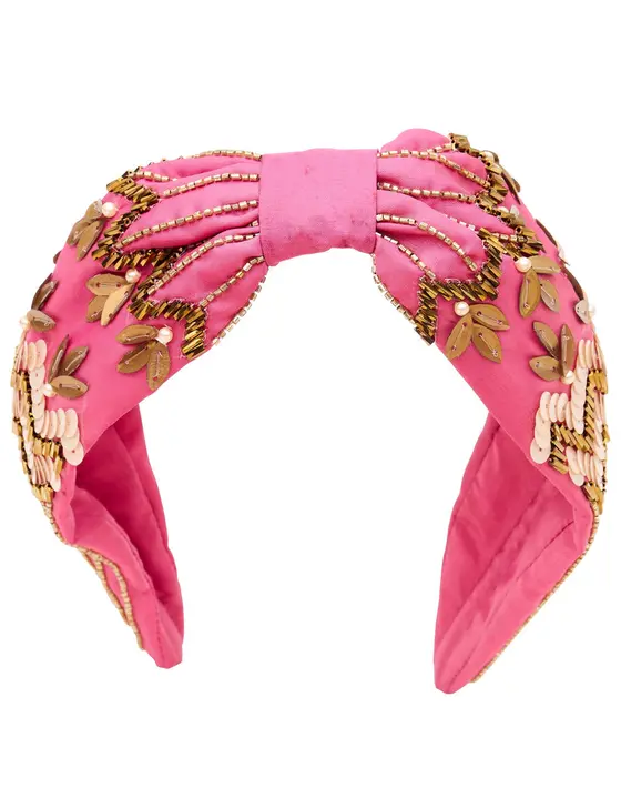 SEQUIN EMBELLISHED SOFT FORM HEADBAND
