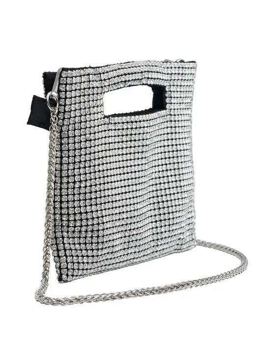 SHIMMER FLAT CLUTCH — view 3