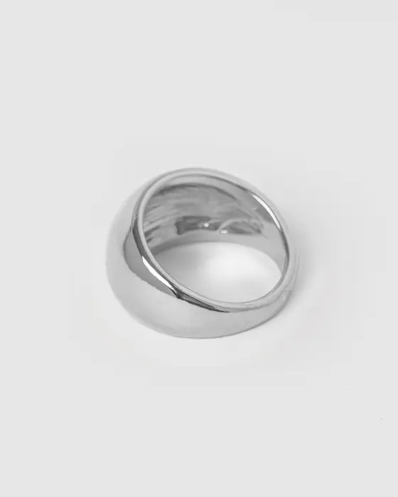 Silver Dome Ring — view 3