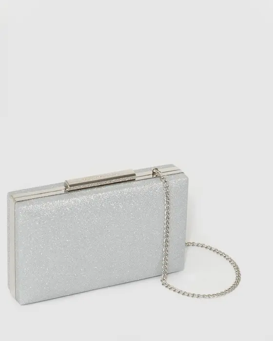 Silver Jaimi Clutch Bag — view 3