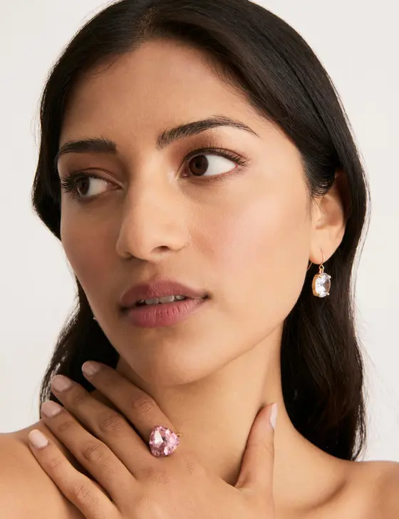 SOLITAIRE COCKTAIL RING — view 3