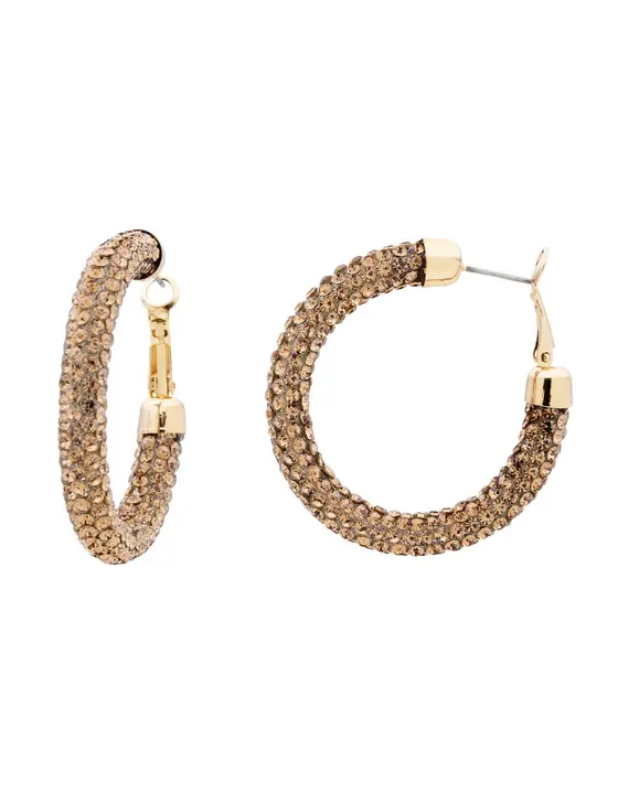 SPARKLY HOOP EARRING — view 3