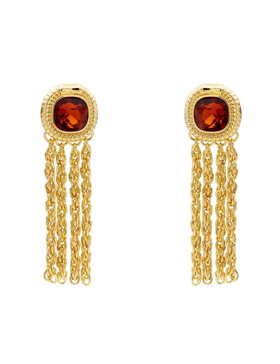TASSEL STONE STUDS