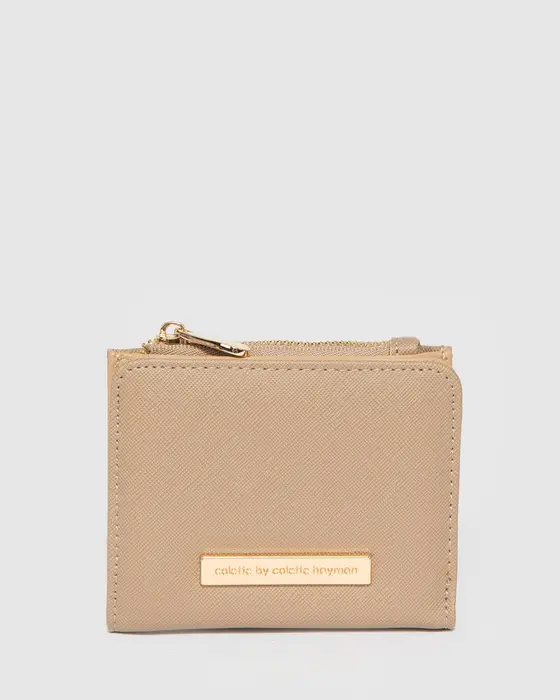 Taupe Han Mini Wallet