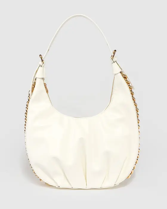 White Becky Chain Shoulder